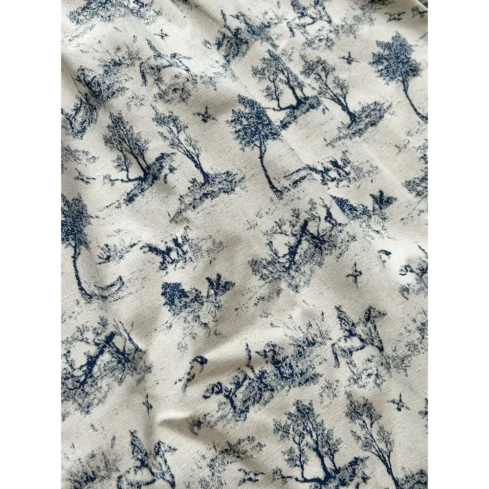 Hopscotch Girls Indigo Tree Print Linen Dress Size 8‎ ($69.99)